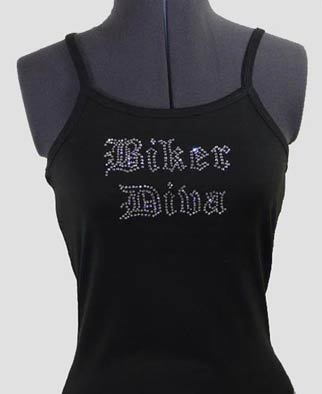 Biker Diva Rhinestone Shirt