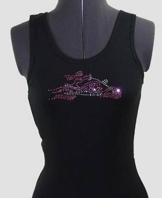Lady Biker Rhinestone Shirt