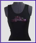 Lady Biker Rhinestone Shirt