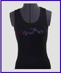 Modern Bike Rhinestone Shirt