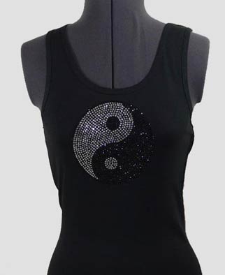 Ying Yang Rhinestone Shirt