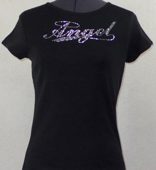 Angel Rhinestone Shirt