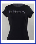 Bitch Rhinestone Shirt
