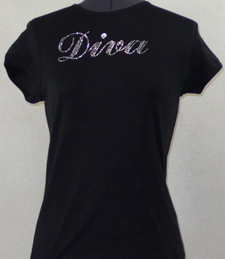Diva Rhinestone Shirt