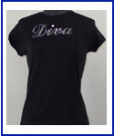 Diva Rhinestone Shirt