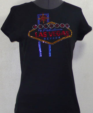 Las Vegas Rhinestone Shirt