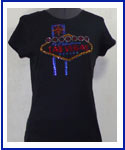 Las Vegas Rhinestone Shirt