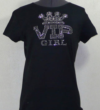 VIP Girl Rhinestone Shirt