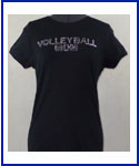 Volleyball Mom Rhinestone Shirt
