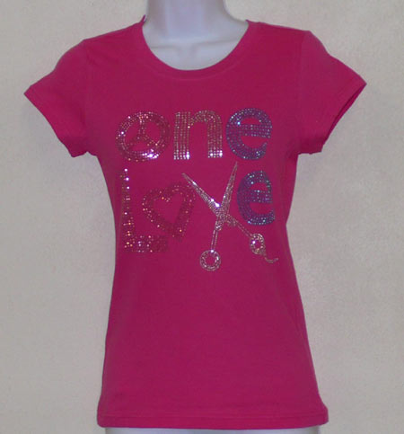 One Love Rhinestone Shirt