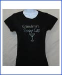 Grandma's Sippy Cup Rhinestone Shirt