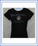 Baseball Grandma Rhinestone Shirt